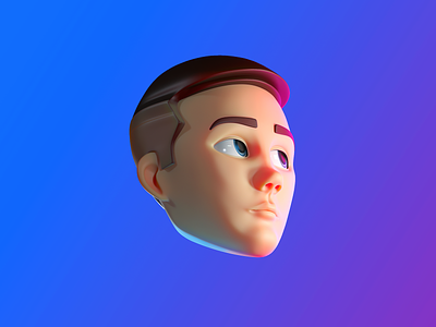 3D character user pic 3d animation art c4d character cinema 4d corona render face illustration illustrations mesh portrait user pic