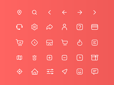 Icon Set For Savetime App