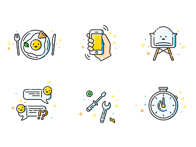 Foodberry App illustrations