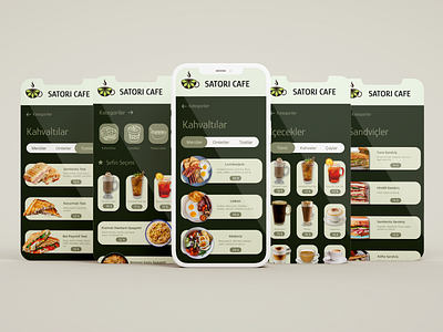 Mobile App for a Cafe graphic design mobile app mobile app design prototype ui ui design user interface ux