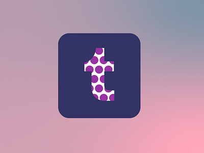 Polkadot Icon design graphic design halftone logo