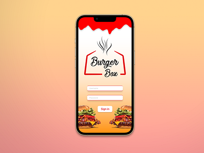 Food Delivery Sign in - DailyUI 001