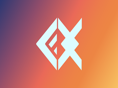 FX Logo art brand branding design flat fx graphic design icon illustration logo logo design minimal mobile ui ux vector web