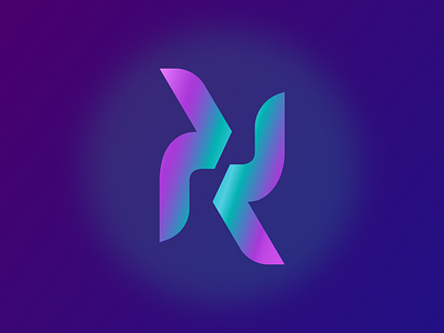 X logo brand branding cyberpunk design flat illustration letter logo logo design minimal neon purple vector x x logo