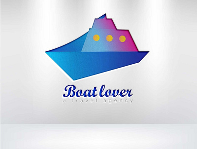 Boat Travel Agency Logo agency logo boat logo brand identity branding creative design graphicsdesign identity logo travel identity travel logo