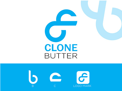 Clone Butter Logo (C+B lettermark logo) b letter logo brainding brand identity c b logo c b logo c letter logo cb letter logo creative logo letter logo letter mark