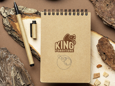 King Furniture || Mascot Logo || Furniture Logo