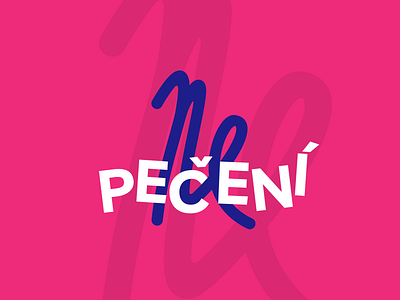 (Ne)pečení Logotype bake bakery logo baking cake eating sweet