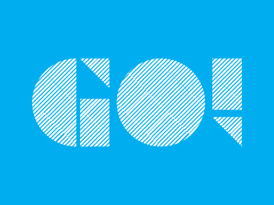 GO! geometric shapes lettering lines