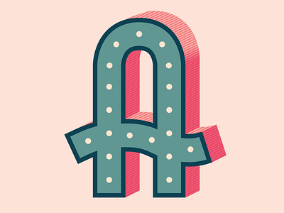 36 Days of Type: Letter A a lettering letters san serif vector