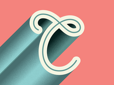 36 Days of Type: Letter C c letter lettering monoline script vector