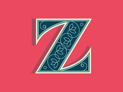 36 Days of Type: Letter Z letter lettering serif vector