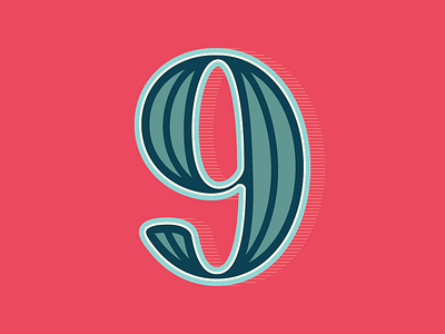 36 Days of Type: Number 9