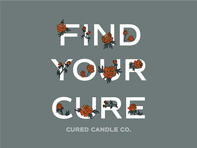 Cured Candle Co. Merchandise Design