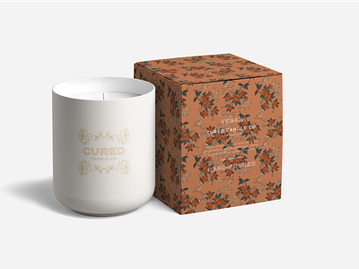 Cured Candle Co. Packaging