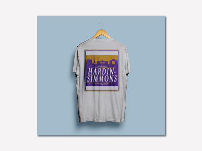 Hardin-Simmons University T-Shirt Design design graphic design t shirt design