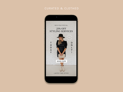 Curated & Clothed Email Design