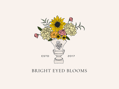 Unused Logo for Bright Eyed Blooms branding design graphic design illustration logo