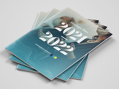 Strategic plan booklet cover design