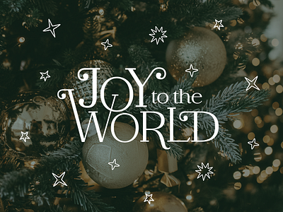 Joy to the world Christmas logo brand design brand identity branding logo logo design logo designer typography
