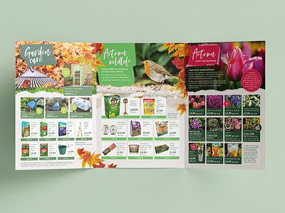 Autumn sales brochure for garden centre