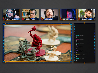 Twitch Overlays - DnD Session