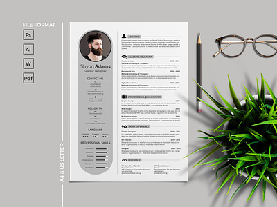 Resume with cover letter cover letter design concepts editable resume modern resume resume resume design resume template resume template word