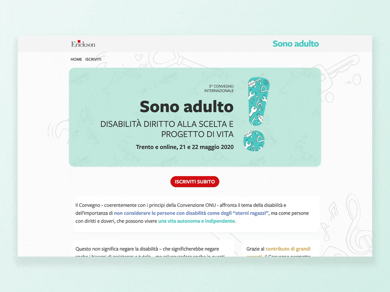 Sono Adulto UI ui ui design website website design