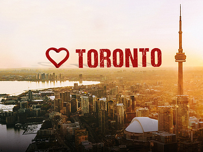 Love Toronto animation art design graphic design icon illustration typography vector