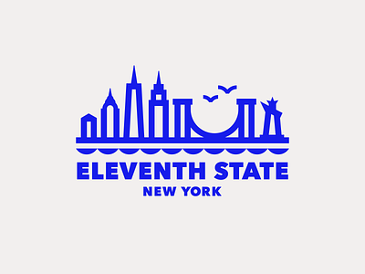 Eleventh State branding logo new york