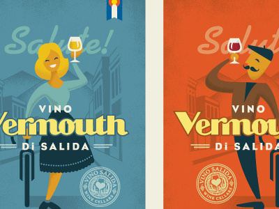 Vino Salida Vermouth Posters