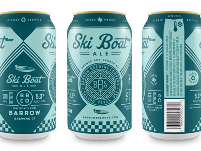 Barrow Brewing Co - Ski Boat Ale Can beer can