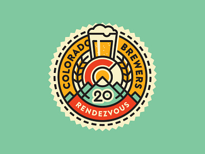 Colorado Brewers Rendezvous 20 Logo