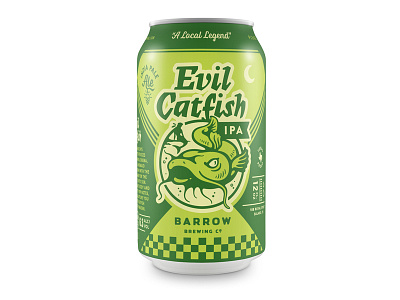 Barrow Brewing Can - Evil Catfish IPA