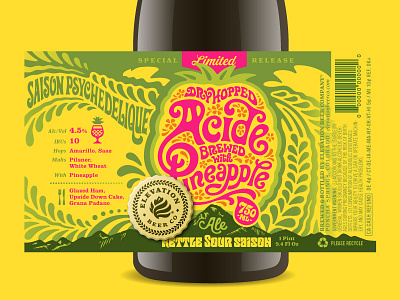 Pineapple Acide Label