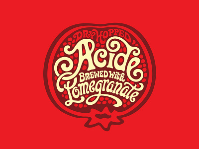 Pomegranate Acide beer elevation logo