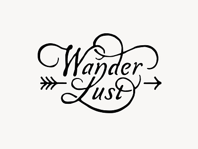 WanderLust lettering