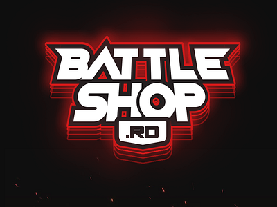 BattleShop.ro re-branding battle royale battleshop design gaming gaming logo logo vector
