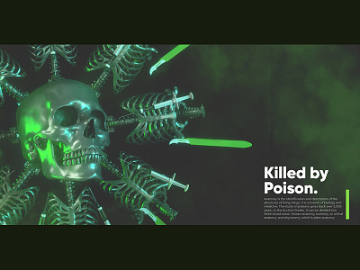 Poison Antmy 2019 brasov cinema4d design octanerender otoy poison typography vector