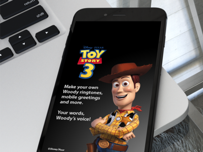 Disney Pixar Toy Story 3 Mobile App Design