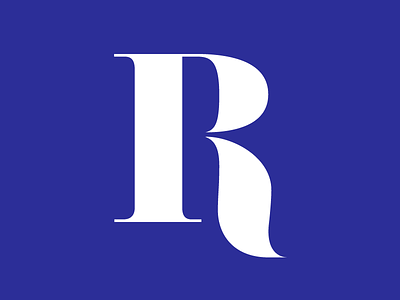 Letter R branding identity letter logo r serif