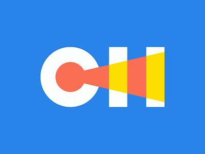 CH Logo Concept c concept geometric h logo minimal wip
