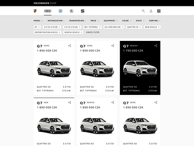 VW group ___ online store / Audi