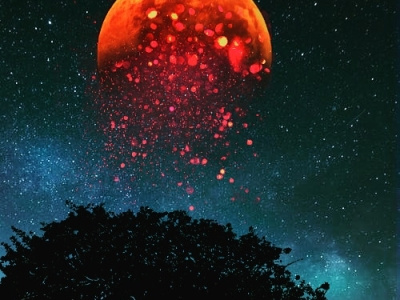 Exploding moon nft photoshop action photoshop editing photoshop template