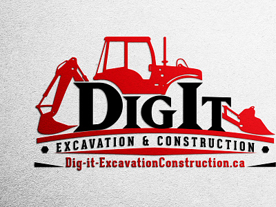 Construction Company Logo company logo construction construction company digging logo logo design realestate