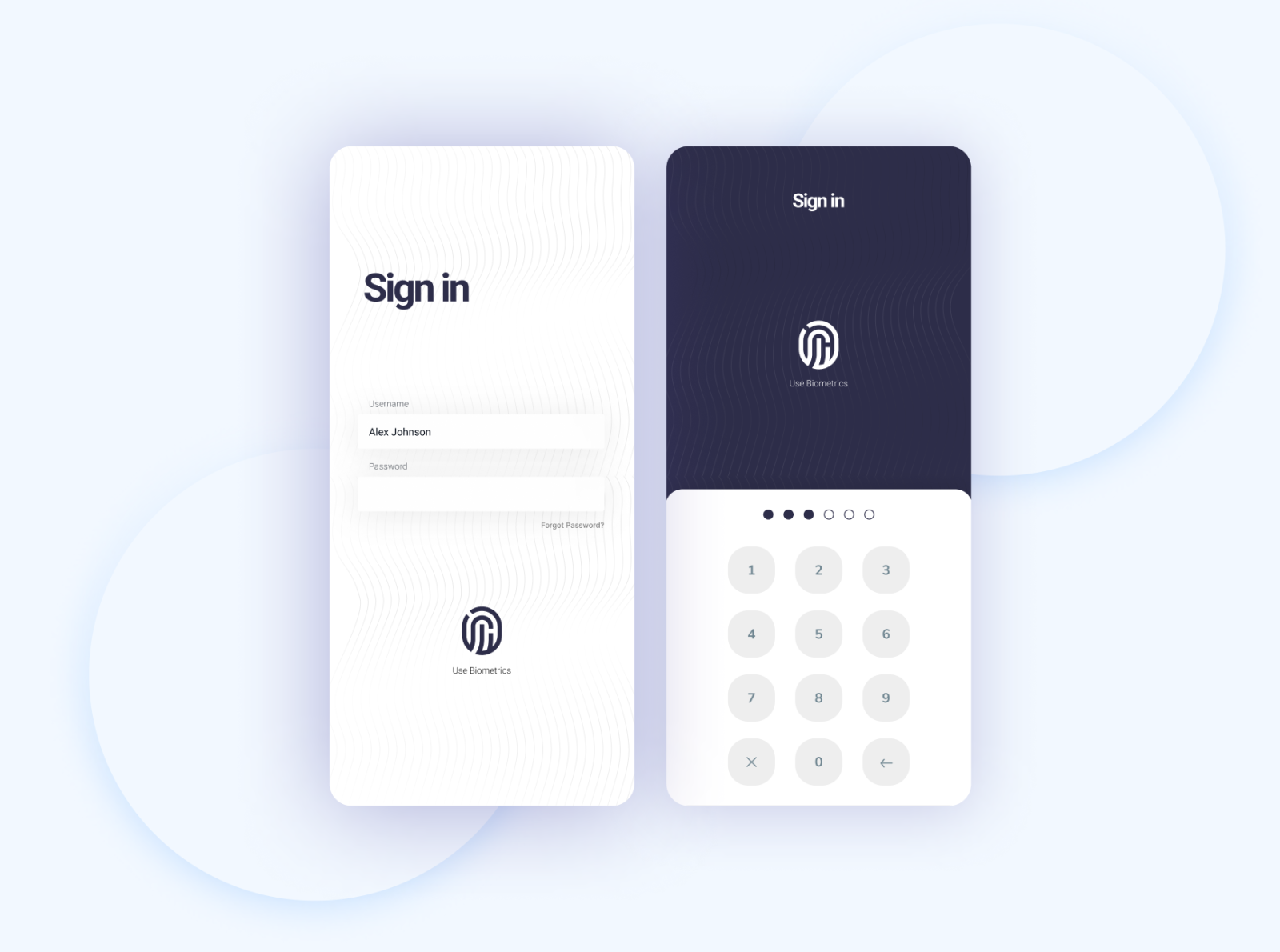 Sign in Biometrics by Oluwatofunmi AdeAjayi on Dribbble