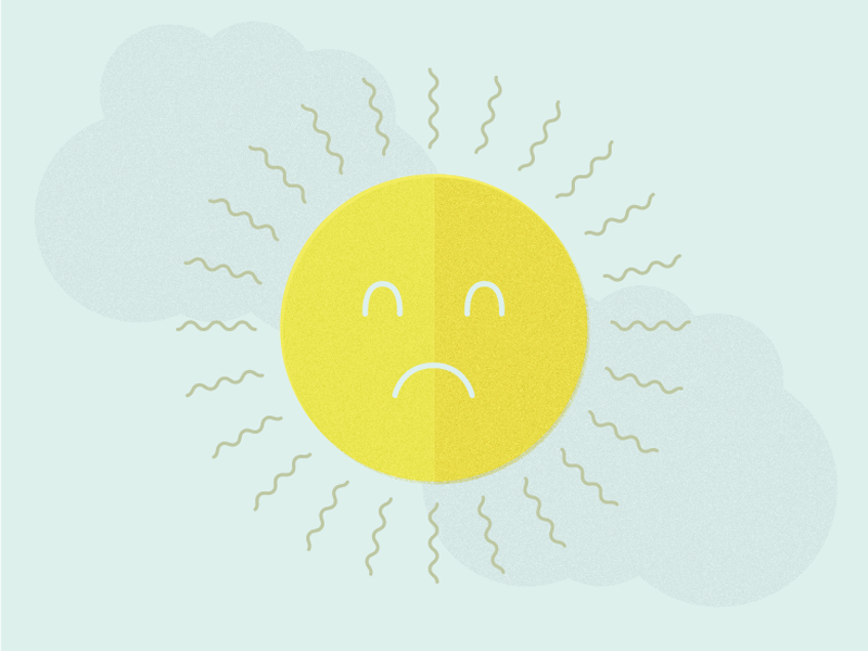 Happy Sun/Sad Sun animation cloud gif happy loop sad smile sun wavy