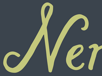 Vintage Italic Script-ish Type