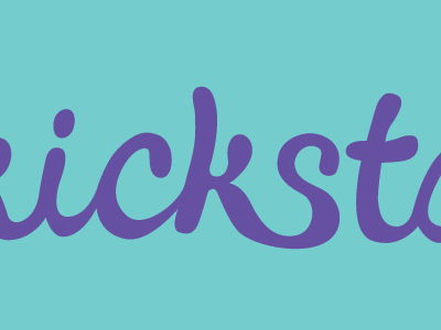 Custom Script for Kickstarter Rebrand Project classwork design funding kickstarter typographic typography