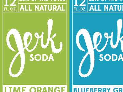 Label Ideation for Jerk Soda Packaging 2